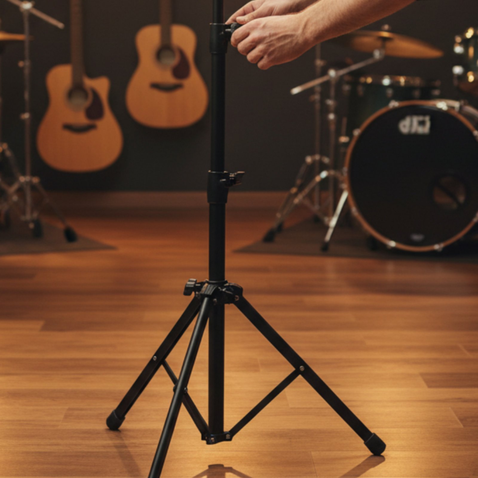 Music Stand Folding - Supporto per Campanaccio Portatile Pieghevole, Supporto