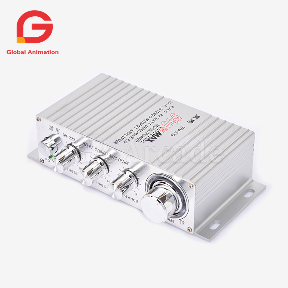 Audio Music Game - WM-333 amplificatore Stereo di Hi-Fi di