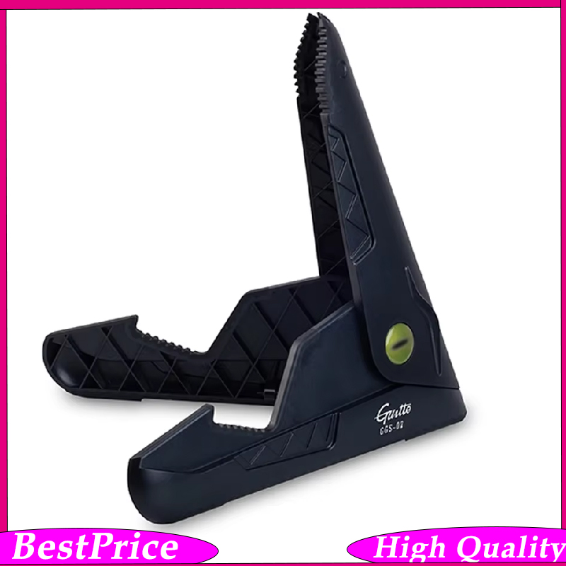 Music Stand Folding - Supporto per Chitarra Nero Portatile a