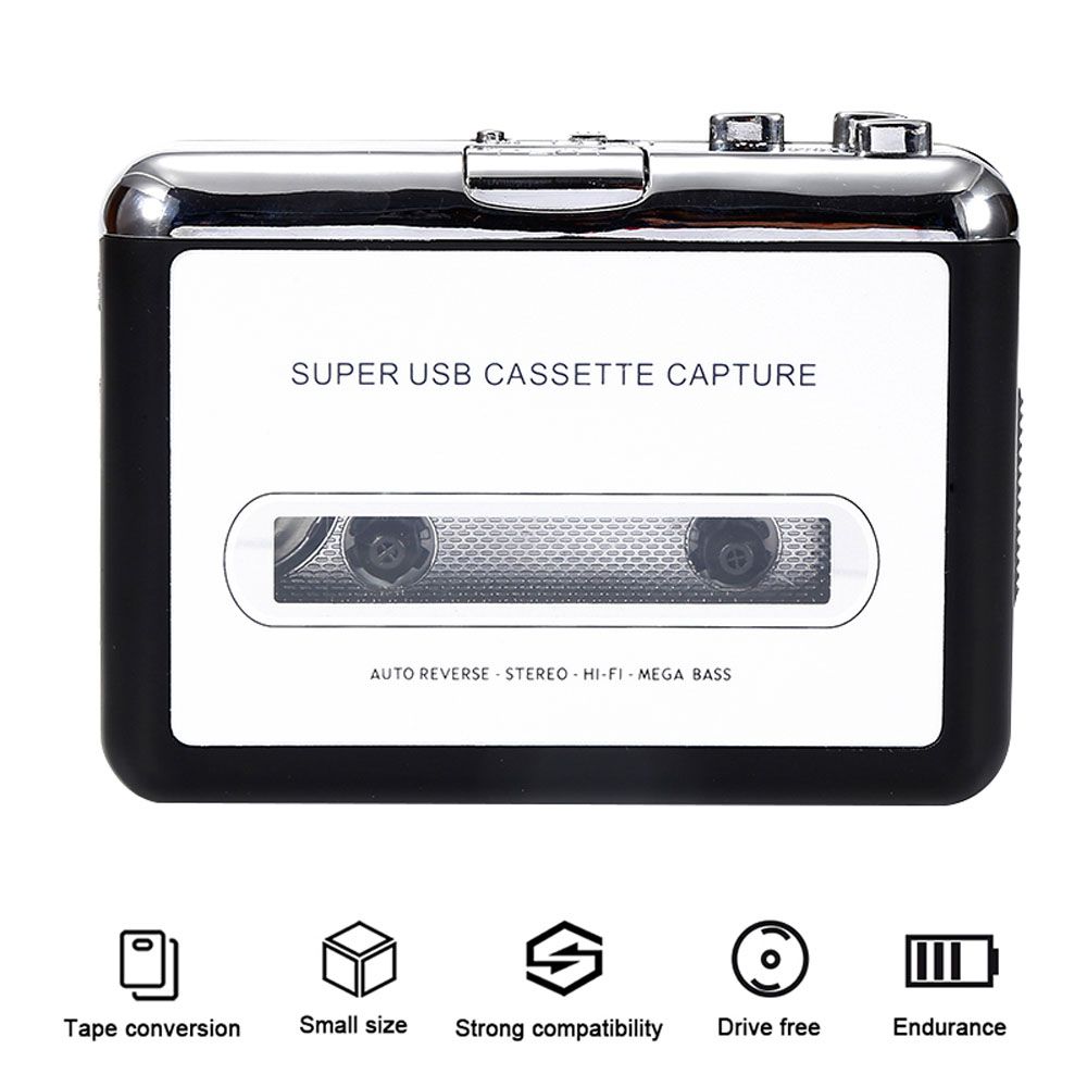 Audio Music Converter To Mp3 - Registratore USB per Cassette, Lettore Audio