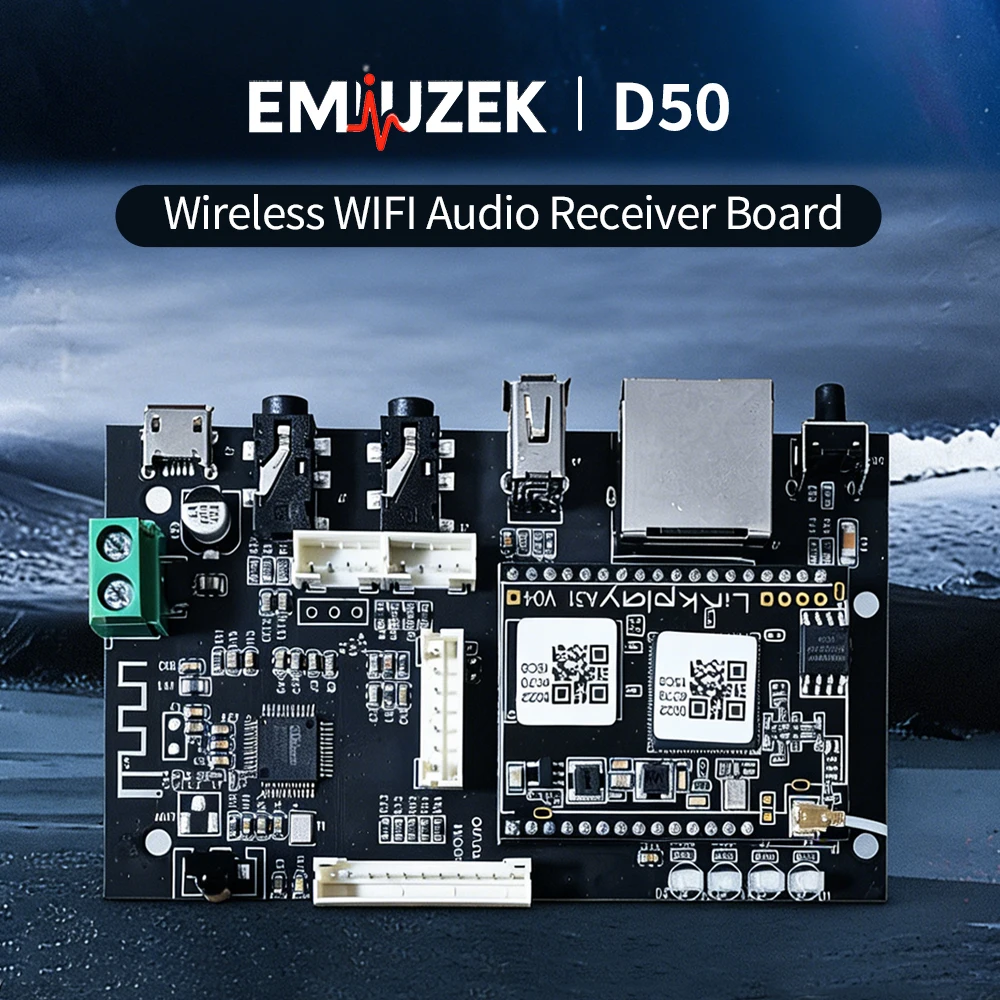 Audio Music By - EMIUZEK D50 Scheda ricevitore audio wireless