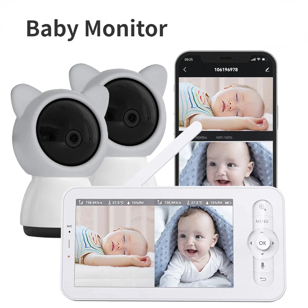 Audio Music Apps - Baby Monitor HD LCD da 5