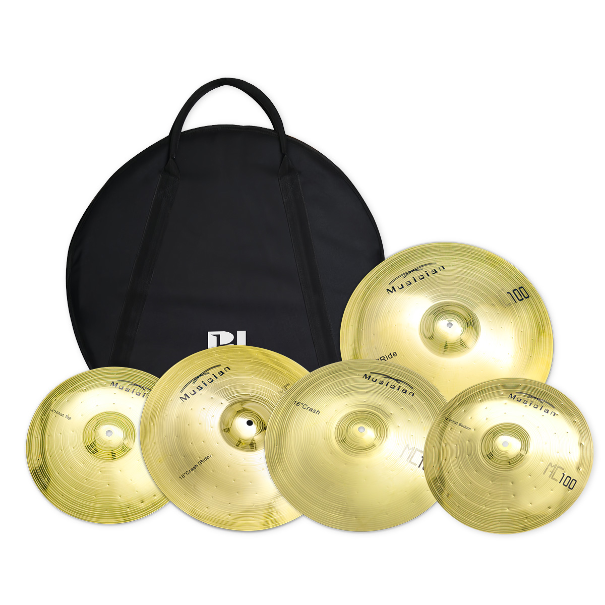 Cymbal Hi Hat - Set di Piatti in Bronzo PD