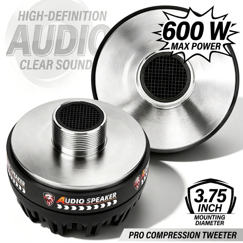 Music Audio Pro - 2 Pezzi Tweeter in Titanio da
