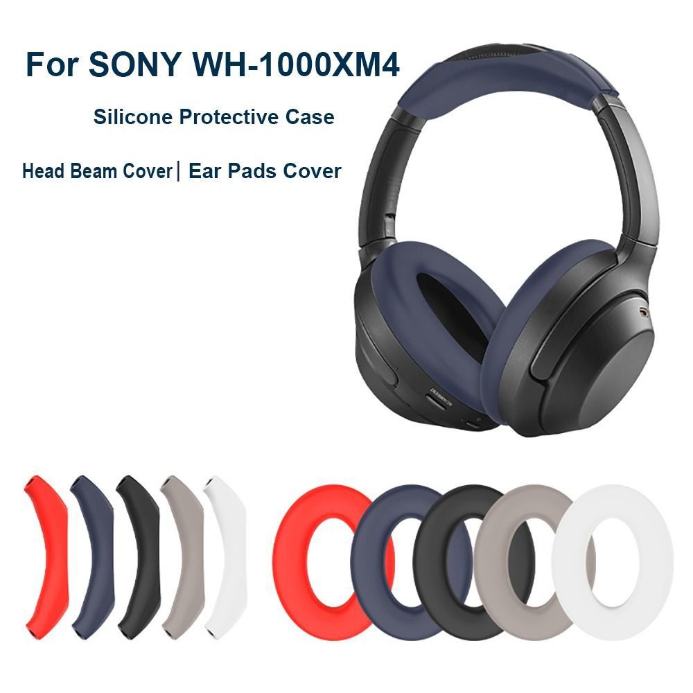Sony Headphone Wh-1000Xm4 - Accessori per Cuffie: Copri-auricolari in Silicone