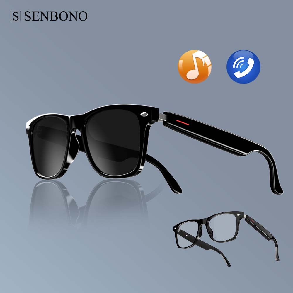 Audio Music Voice - Occhiali intelligenti SENBONO E13: lenti per