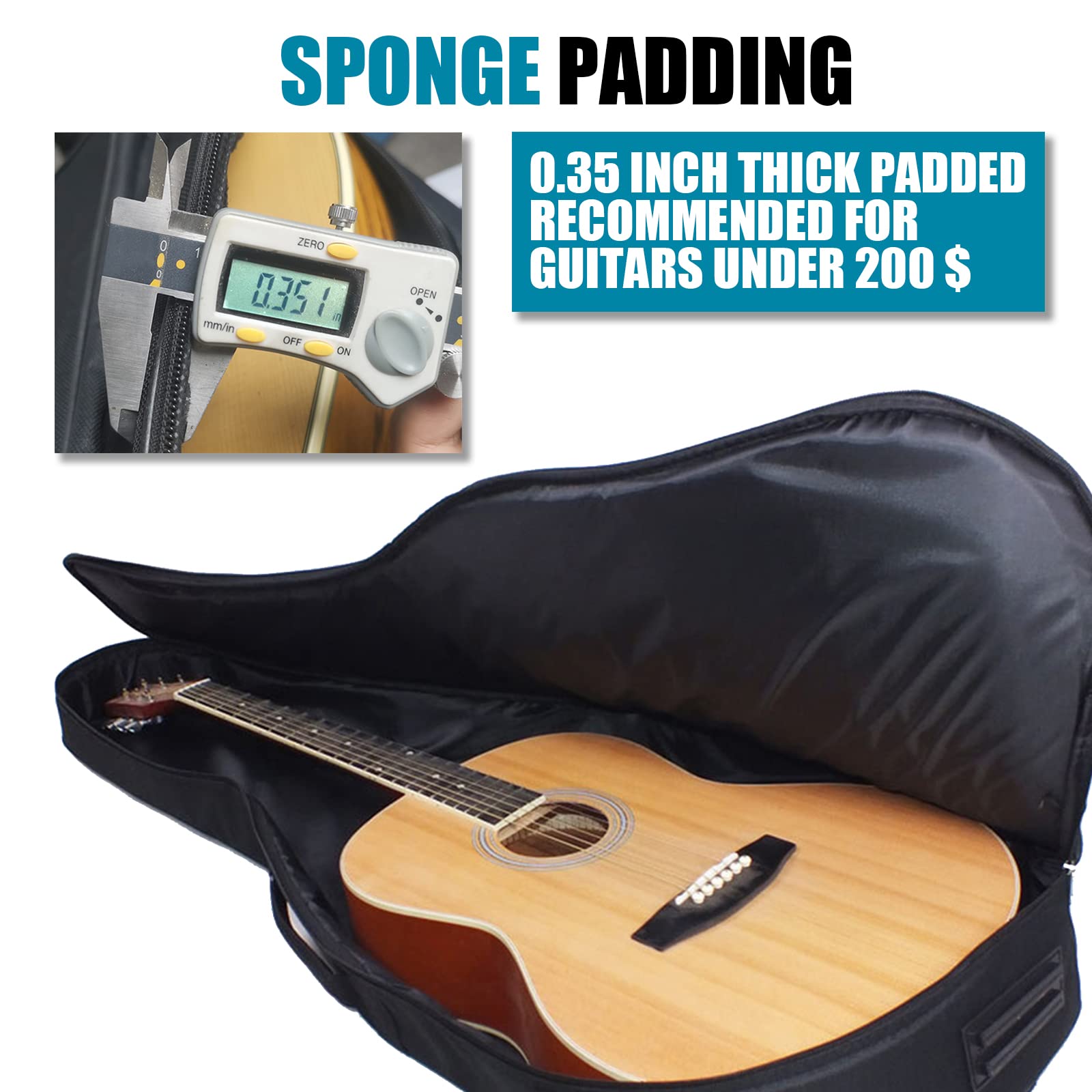 Custodia per chitarra con trac - Case Guitar Gig Bag recensione e prezzo