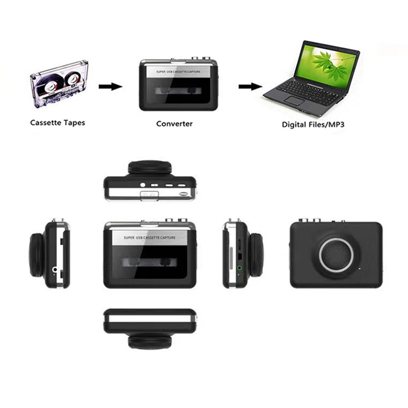 Lettore di cassette USB stereo - Audio Music Converter To Mp3 recensione e prezzo