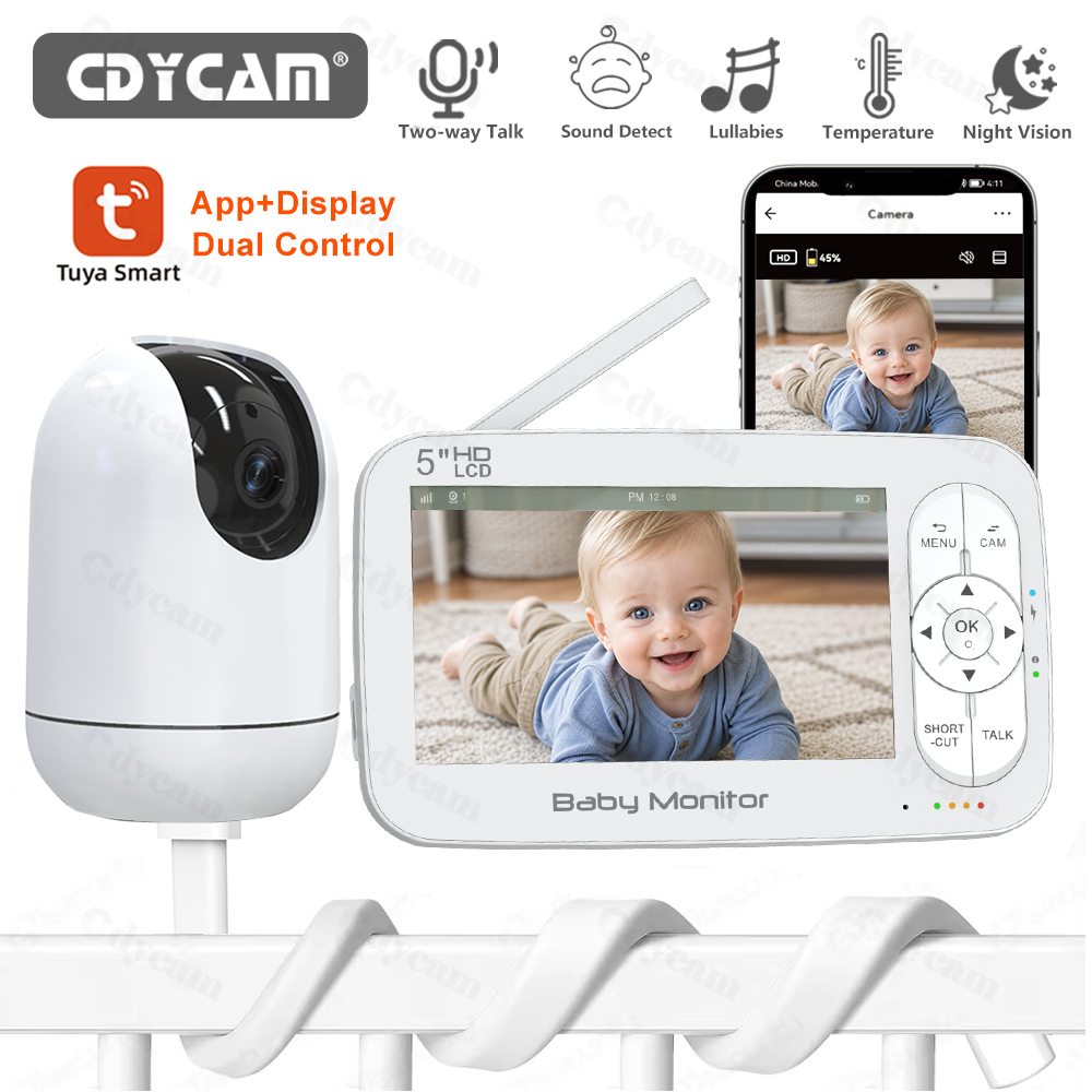 Baby Monitor WiFi da 5 Pollici - Audio Music Apps recensione e prezzo