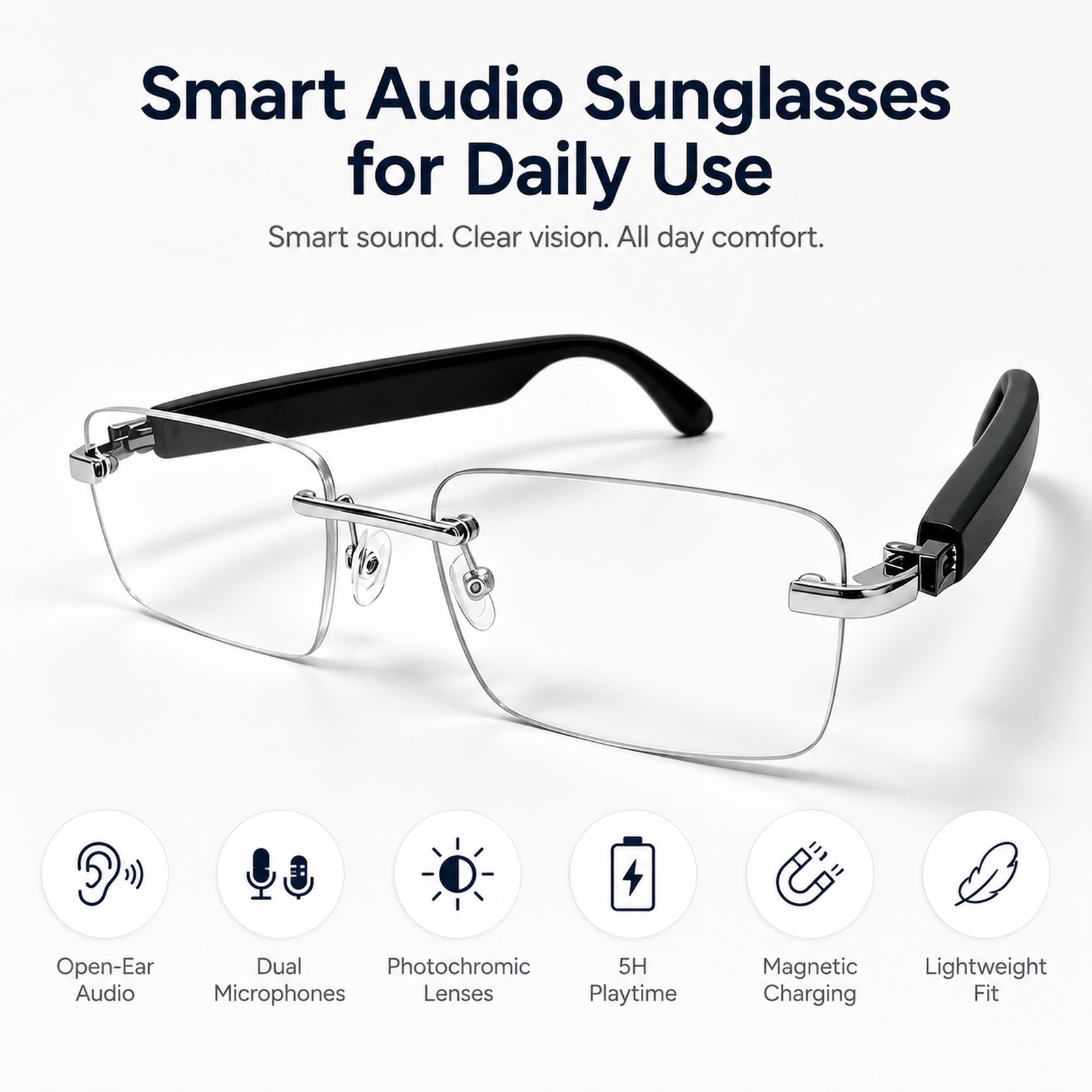 Occhiali da Sole Smart Bluetoo - Audio Music Voice recensione e prezzo