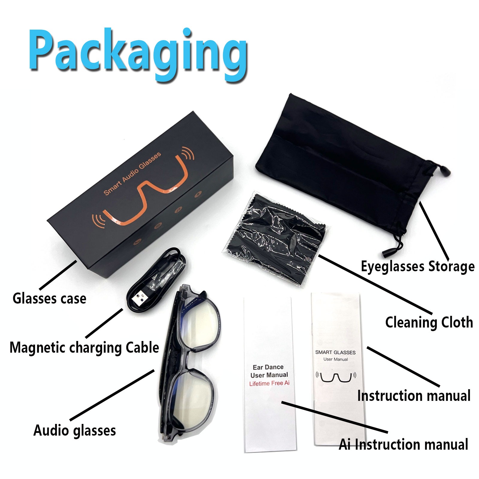 Occhiali Audio Intelligenti, T - Audio Music Voice recensione e prezzo