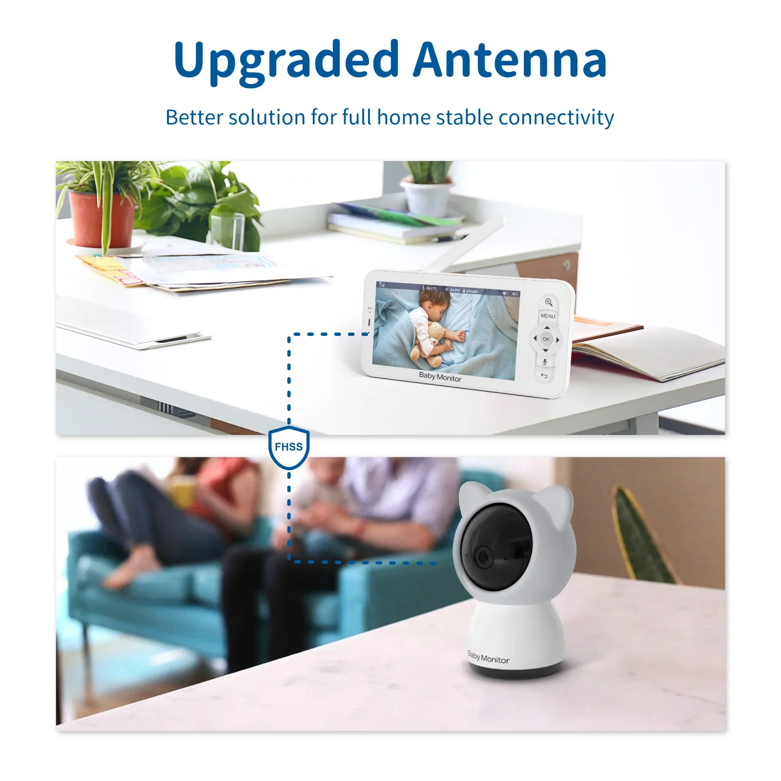 Baby Monitor HD LCD da 5 polli - Audio Music Apps recensione e prezzo