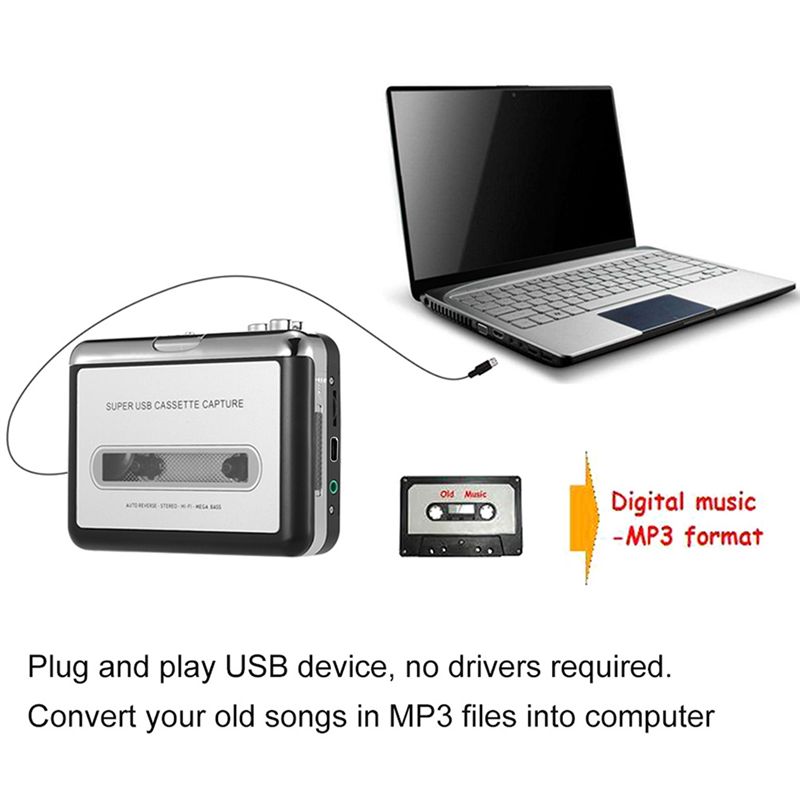 Convertitore da cassetta USB a - Audio Music Converter To Mp3 recensione e prezzo