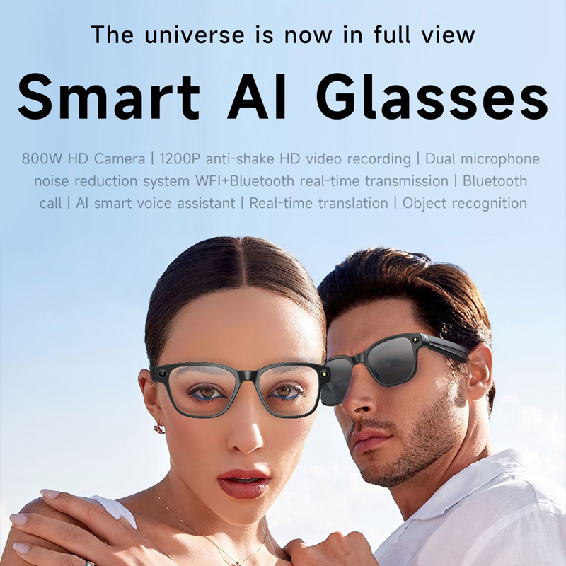 Occhiali Smart AI con Fotocame - Audio Music Voice recensione e prezzo