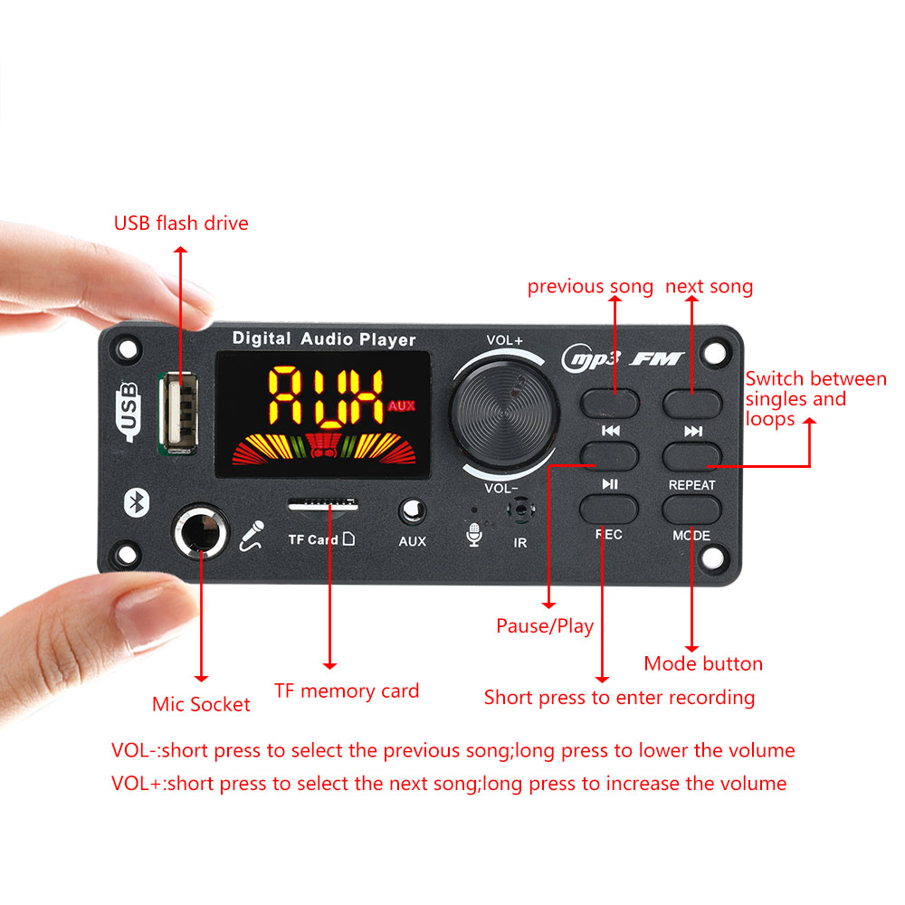 DC 5-12V MP3 Modulo Decodifica - Audio Music Converter To Mp3 recensione e prezzo