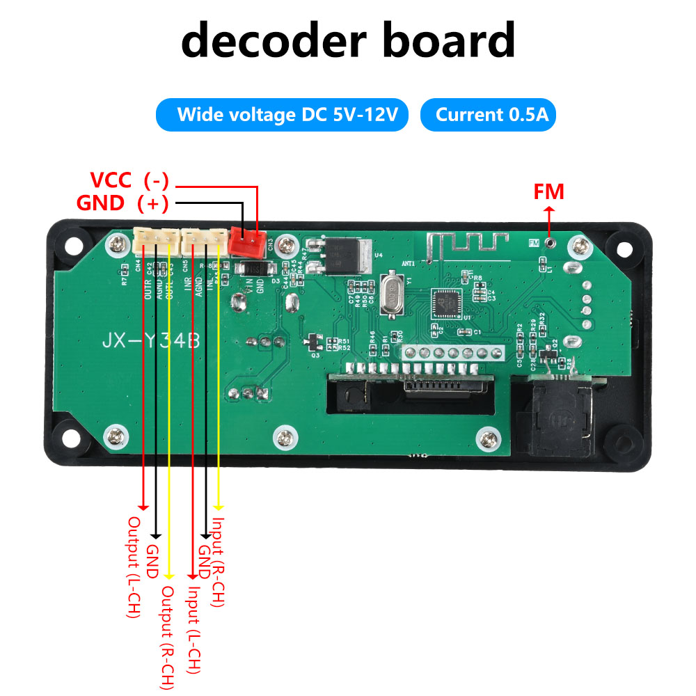 DC 5-12V MP3 Modulo Decodifica - Audio Music Converter To Mp3 recensione e prezzo