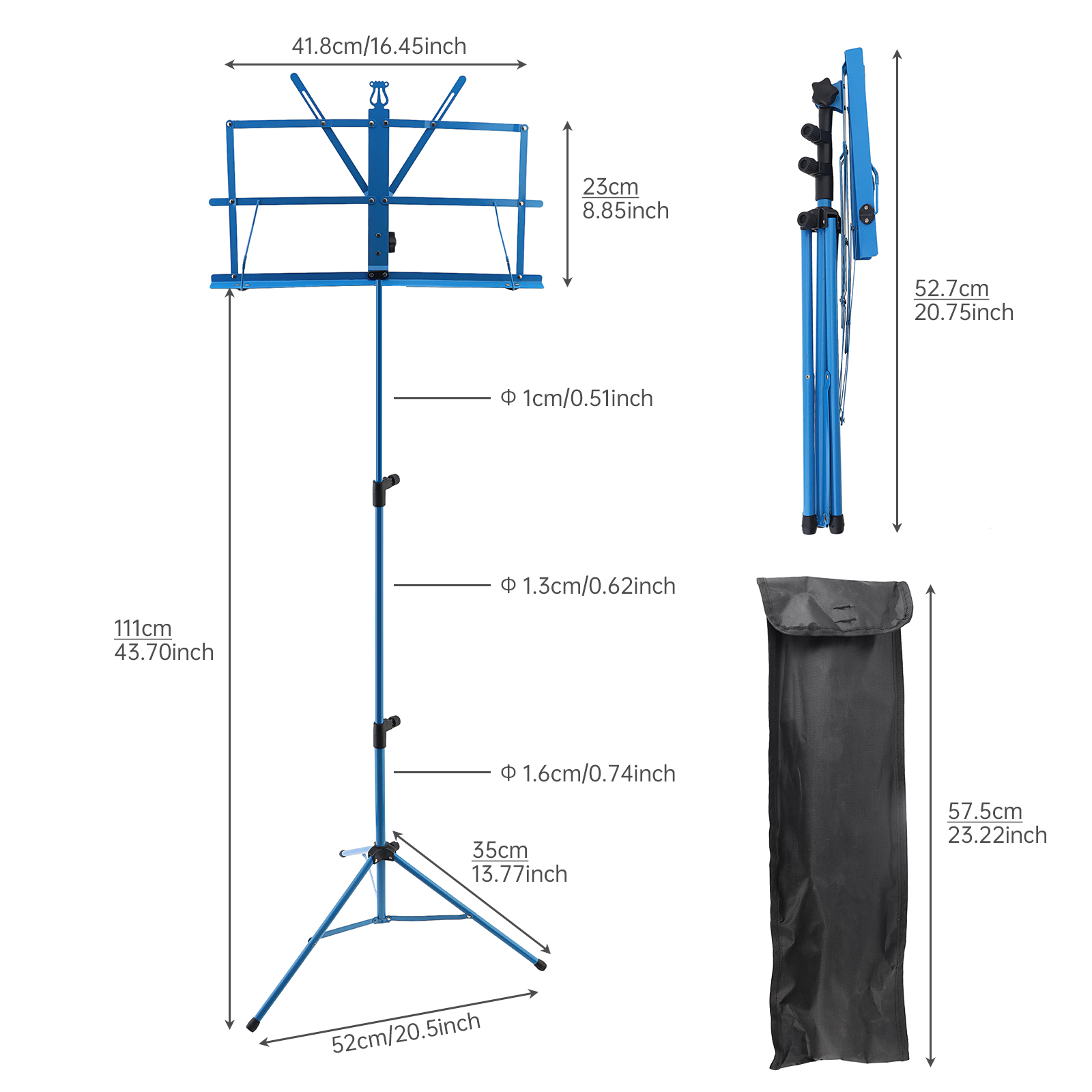Leggio per leggio leggero pieg - Music Stand Folding recensione e prezzo